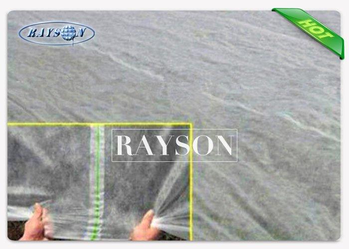 20M Width White Weed Control Fabric With UV - Resistance For Farm Use