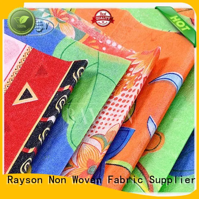 Quality Rayson Non Woven Fabric Brand woven print wipe