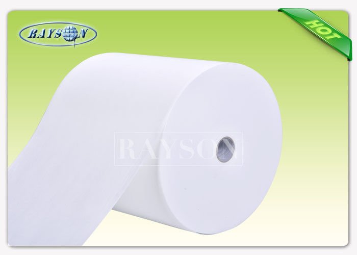 White Color SS Non Woven for Surgical Mask , Oeko Tex Standard Disposable Hygiene Fabric