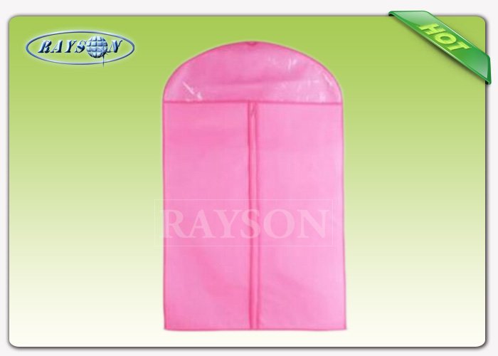 Disposable Reusable Non woven Suit Cover , Folded Suit Non woven Garment Bags
