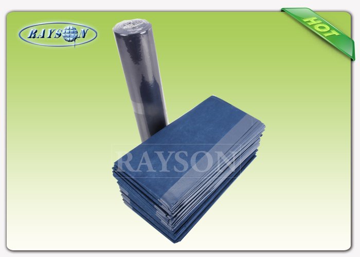 Anti Various Liquids Disposable Bed Sheet , Non woven Bed Cover For Massage Hospital
