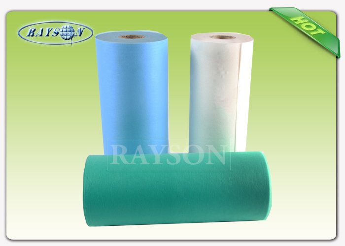 100% Biodegradable Pla Spunbond Nonwoven Fabric For Hyginen / Surgical Use