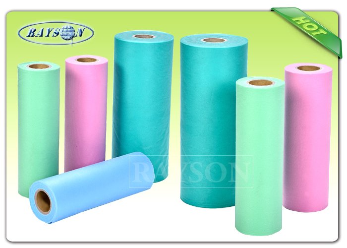 Hydrophilic and non toxic SSP Spunbond Non Woven Medical Fabric blue / green 25gr