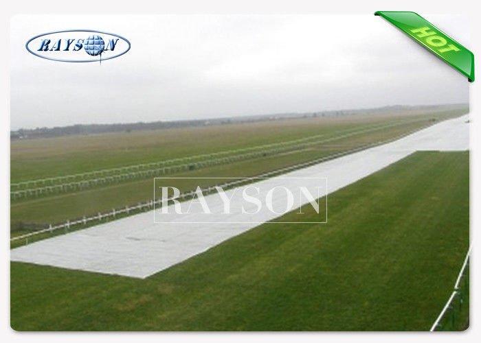 Hight Strength 17gsm 1.6m / 1.8m Width Heavy Duty Weed Control Matting in White Color