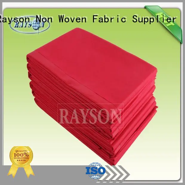 Quality Rayson Non Woven Fabric Brand disposable bed sheets online zipper