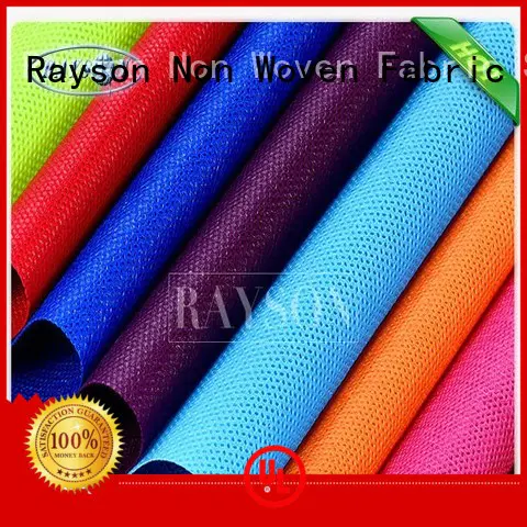 woven vs nonwoven fabric polyester Rayson Non Woven Fabric Brand pp spunbond nonwoven fabric