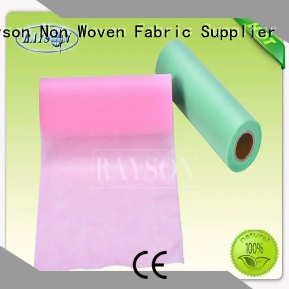 Rayson Non Woven Fabric Brand monouso join custom black non woven fabric