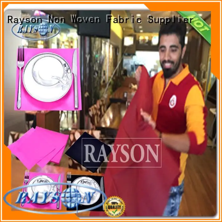 Rayson Non Woven Fabric customized eco for restaurants
