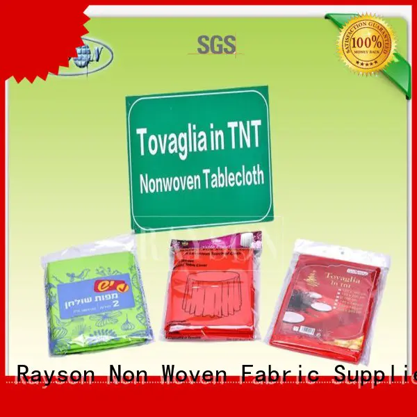 Rayson Non Woven Fabric pre - cuted certification for restaurants