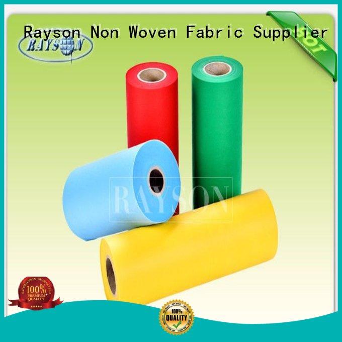 Wholesale temperature us pp spunbond nonwoven fabric Rayson Non Woven Fabric Brand