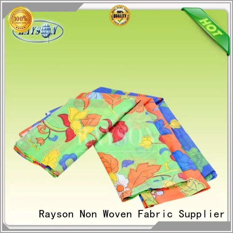 Rayson Non Woven Fabric skin non woven fabric china Suppliers for sofa upholstery