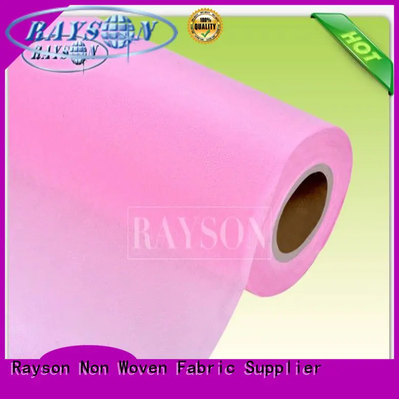22gsm ppnw disposable bed sheets wipe Rayson Non Woven Fabric Brand company