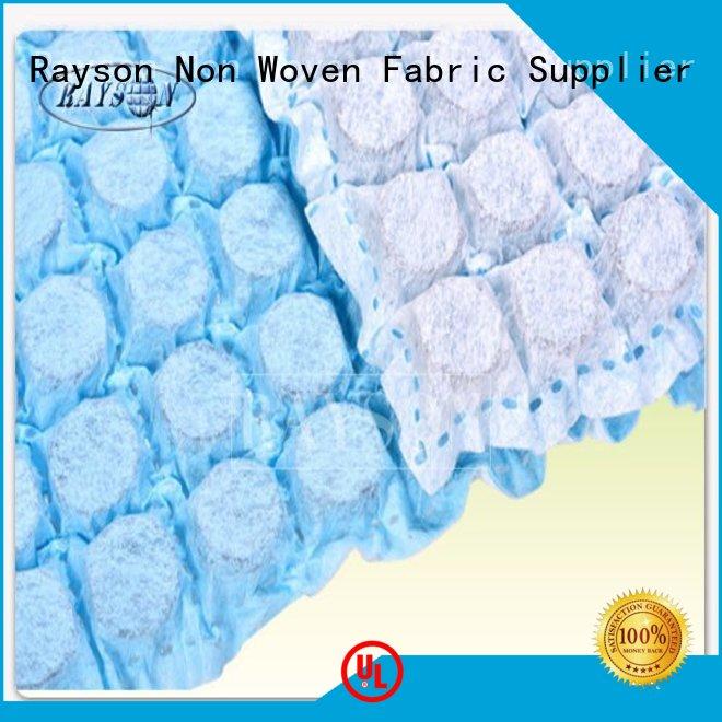 Rayson Non Woven Fabric Brand process fashion woven vs nonwoven fabric dress supplier