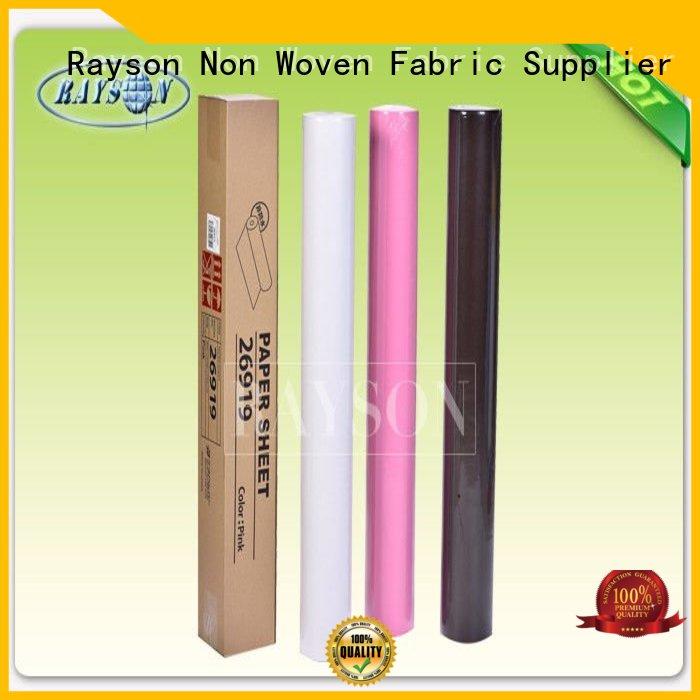 Rayson Non Woven Fabric Wholesale disposable bed sheet roll india factory for hospital use