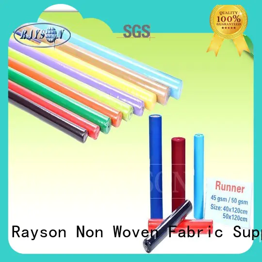 Rayson Non Woven Fabric high quality green for restaurants