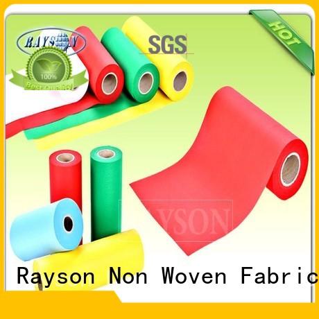 Wholesale 70gsm woven vs nonwoven fabric drape Rayson Non Woven Fabric Brand