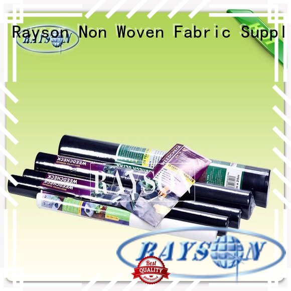 Rayson Non Woven Fabric black biodegradable landscape fabric manufacturer for ground cover