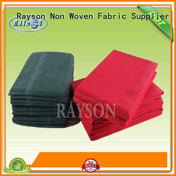 tablecloth napkin disposable bed sheets online Rayson Non Woven Fabric manufacture