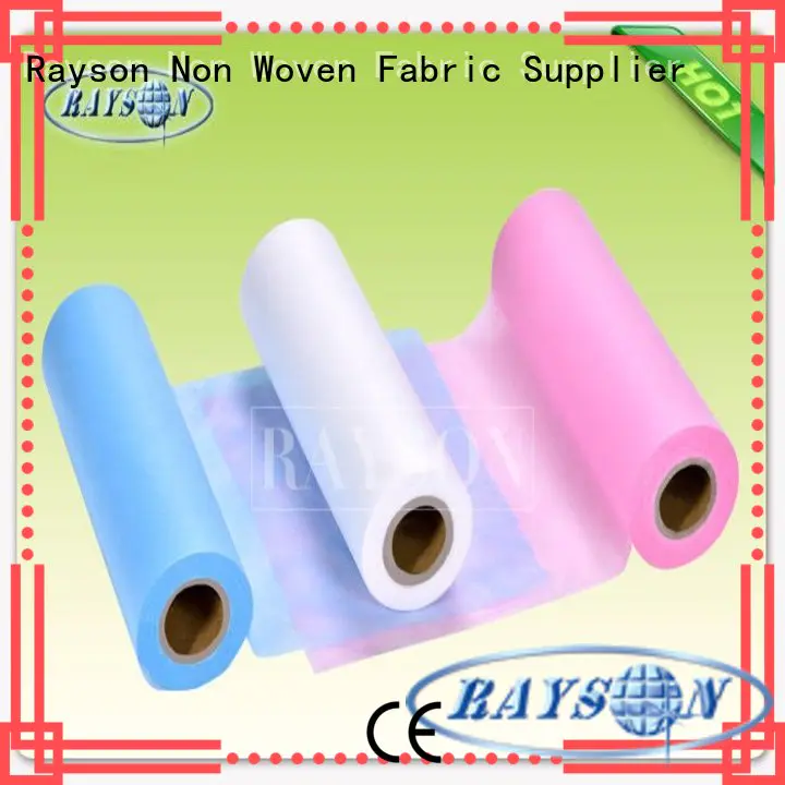 Rayson Non Woven Fabric 190cm silk bed sheets india Supply for hospital use