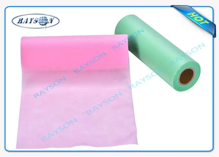 Embossed / Seasame Pattern Non Woven Medical Fabric , Non Woven Surgical Gown