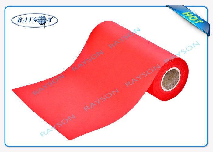 100 Polypropylene Fabric / PP Spunbond Non Woven Fabric Roll Used For U.S Market Shopping Bag