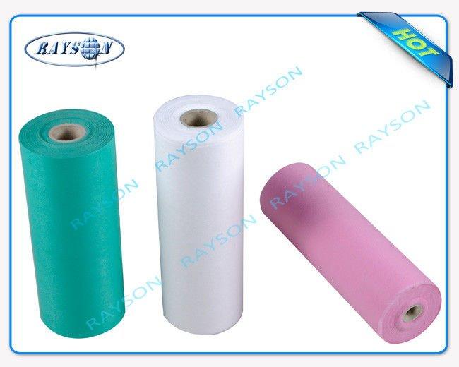 Function Antibacterial PE Coated Plastic Disposable Non Woven Bed Sheets