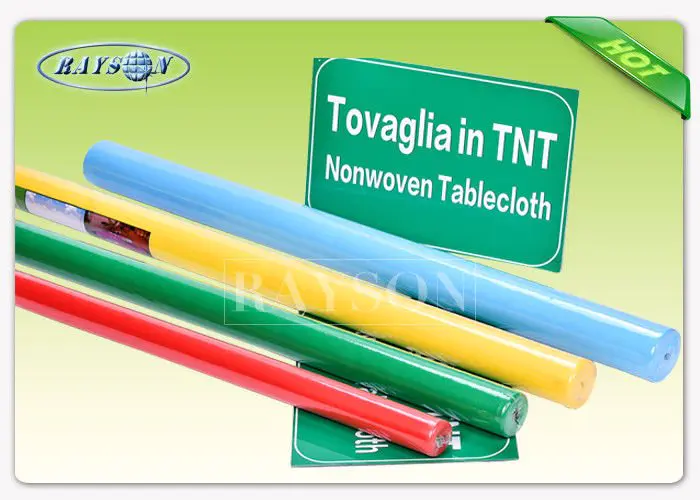 Diposable Printed Non Woven Tablecloth / TNT Table Runner 50cm Precut Disposable Table Cloths