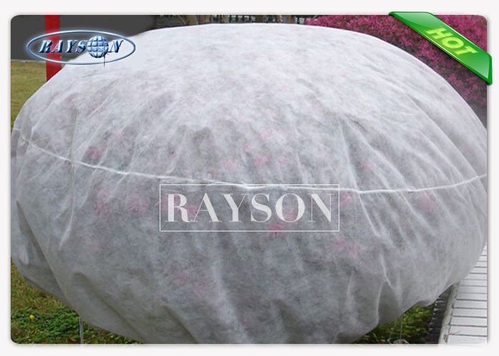 White 100% Virgin Polypropylene Plant Protection Fleece For Ground Cover