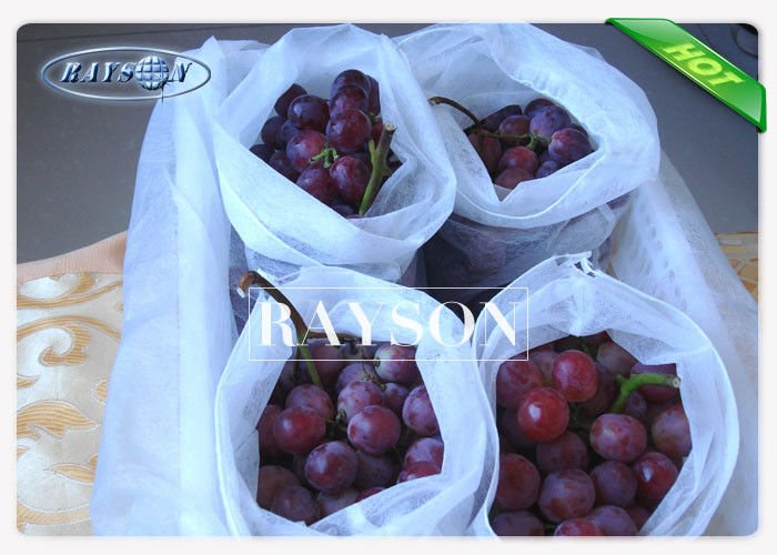 Heat Sealing Drawstring Spunbond Fruit Protection Bag Tear Resistant for Plant Growing