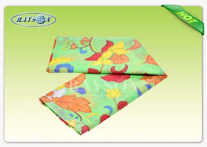 Full Color Printed Waterproof PP Spunbond Non woven Fabric For Bedding Cover