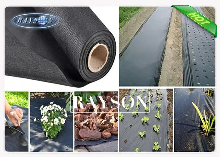 Recycle Compostable Garden Weed Control Fabric Spunbond in Seasame Dot