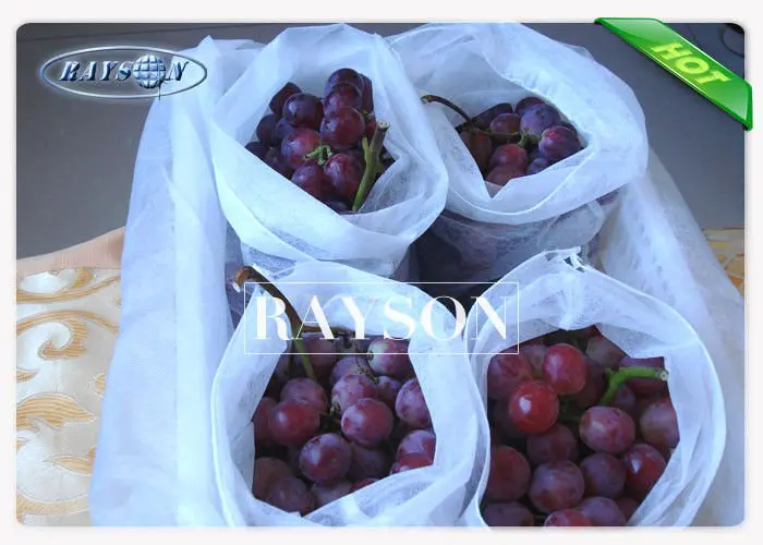 17gram White Anti UV Fruit Protection Bag For Banana / Grape / Mango Cover