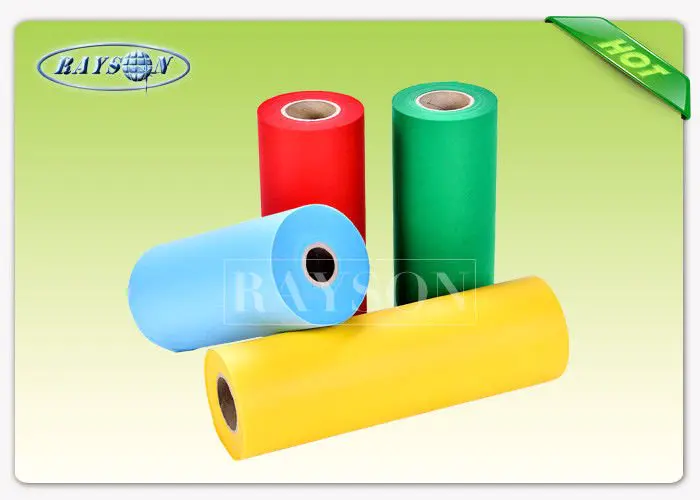 Customized Logo Printing 60gram PP Spunbond Non Woven Material Tear Resistant
