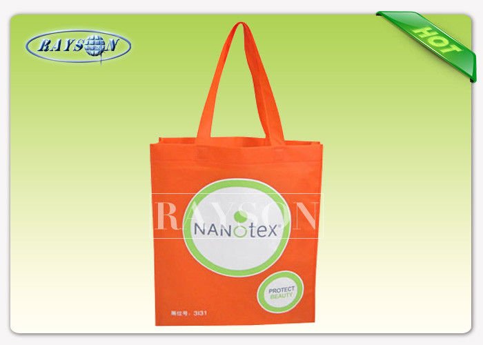 Fashion 100% PP Non Woven Bags , 75gsm Full Printing PP Non Woven Shopping Bag