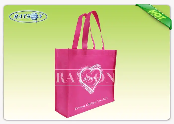 Promational PP Non Woven Bags  70gsm - 90gsm 35x45x10 cm With Handle