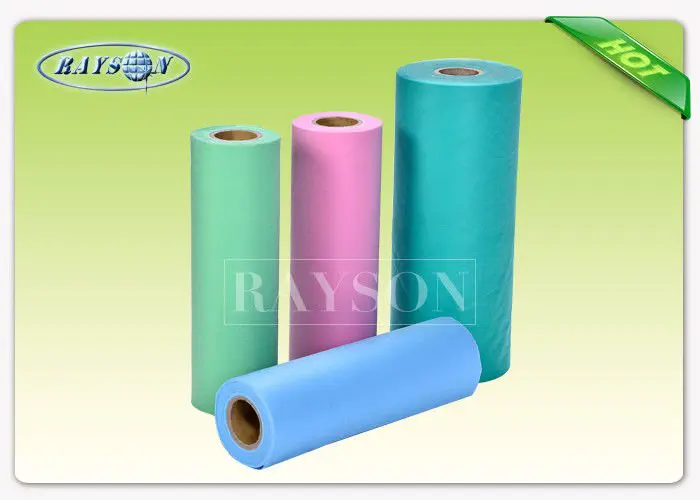 10-150gsm Disposable Non Woven Medical Textiles Seasame Dot Pattern