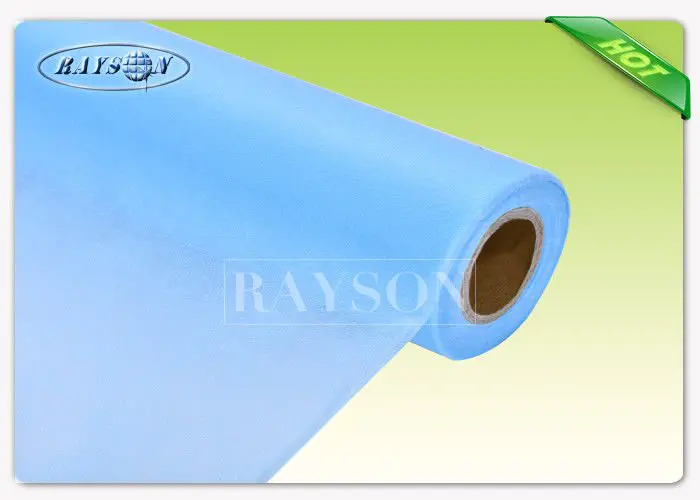 White Colors Polypropylene SS Spunbond Polyester Bed Sheets , Medical Bed Sheet