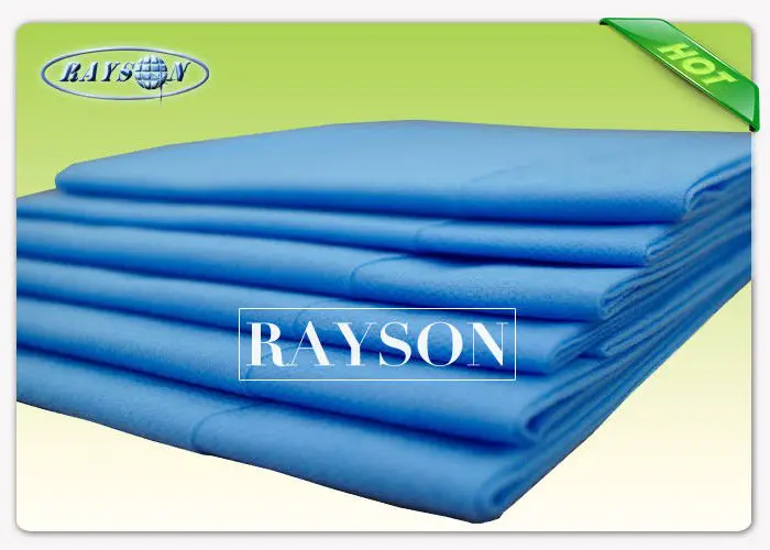 Light Blue Color Imported Polypropylene Disposable Bed Sheet for Surgical Medical