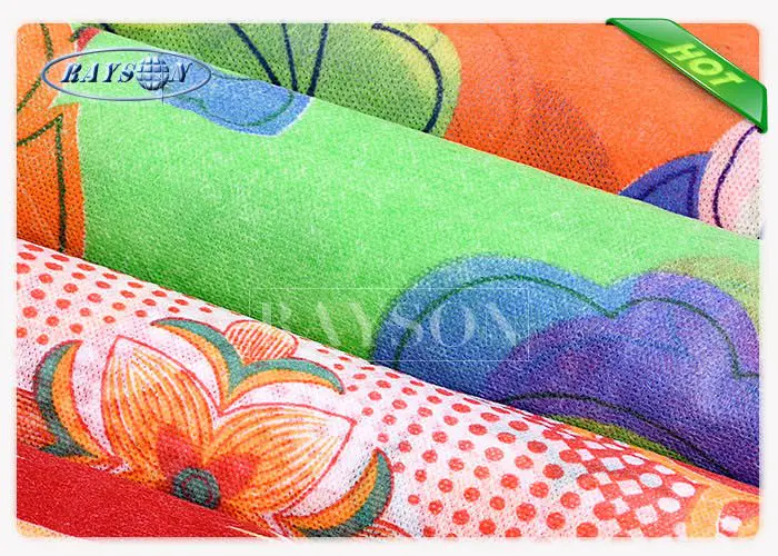 Customized Pattern Color Printing On Non Woven Fabric For mattress fabrics