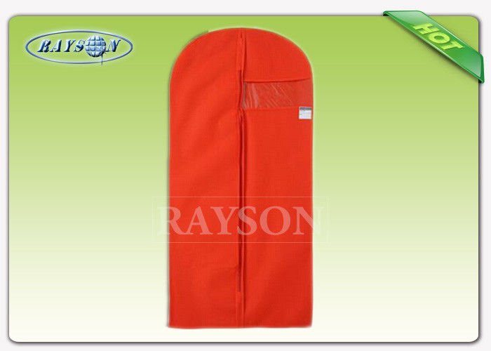 Rayson Non Woven Fabric Black Red Garment Packaging Bag With Name Card Window , Non Woven Cloth Bags PP Non Woven Bags image25