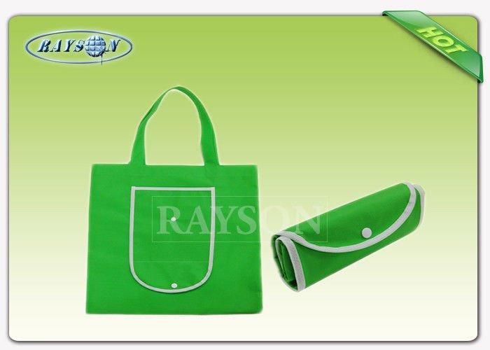 Okeo-Tex Standard Thermocompression Printing 80g Woven Polypropylene Foldable Bags Various Colors To Choose