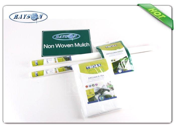 Single Packing Nonwoven White Weed Control Fabric , Weed Stop PPSB Non Woven Fabric For Garden / Farm