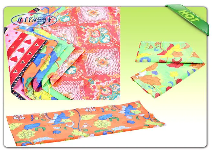 Different Printing Design Printed Non Woven Fabric Grade A To Pack Furniture / Sofa