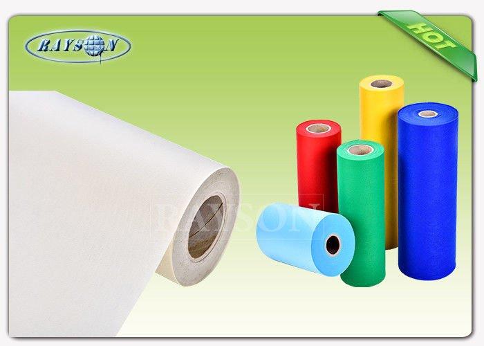 45 GSM White Color  Waterproof PP& PE Laminated Non Woven Fabric Roll Used For Medical Bedsheet