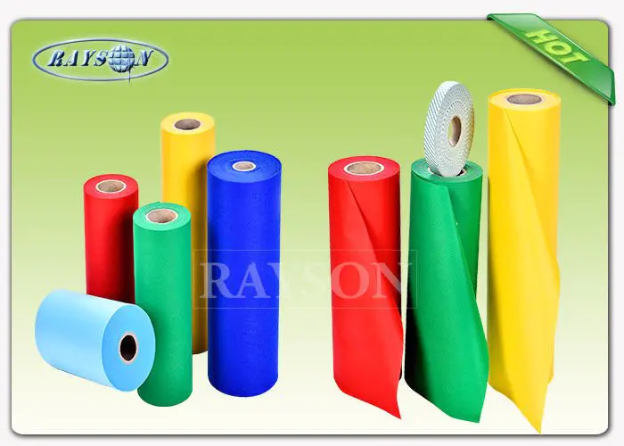 50-160 cm Width Various Colors PP Spunbond Non Woven Fabric For Producing TNT Shopping Bags