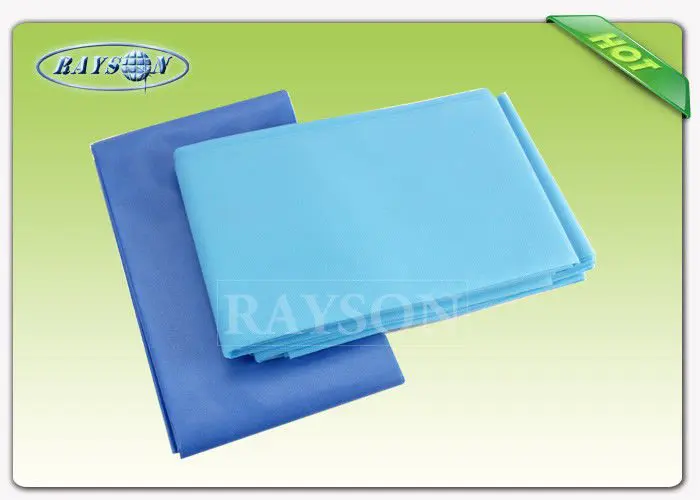 Zero Pollution Customized Disposable Bed Sheet Polypropylene 120 cm × 220cm