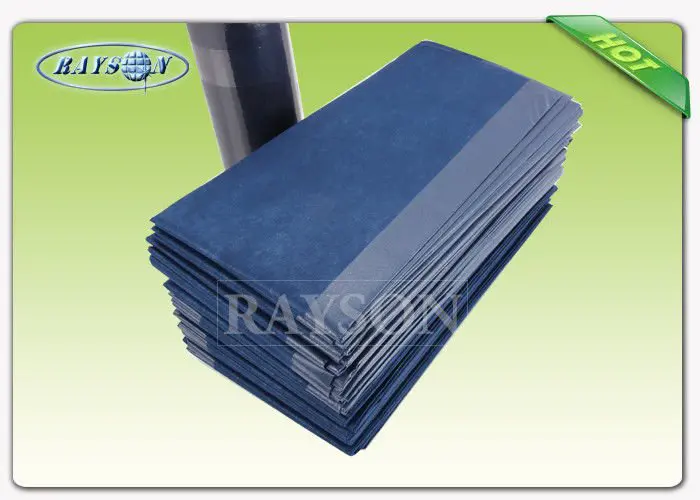 Anti Various Liquids Disposable Bed Sheet , Non woven Bed Cover For Massage Hospital