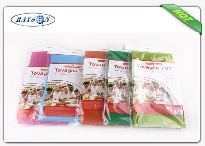 Full Size Printing 40g To 60g Europe Market Non Woven Tnt Table Cloth For Banquet Used