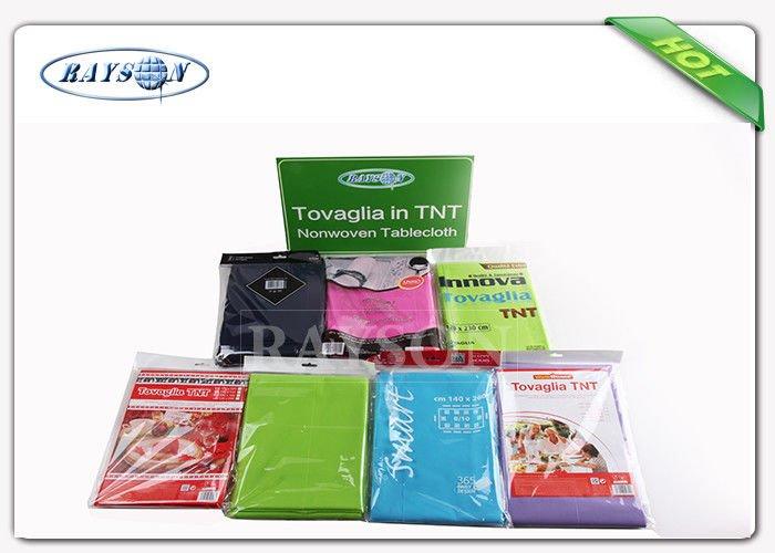 Fancy 38-75 Gsm Weight Colorful Printing Square Tnt Table Cover Exported to Italy