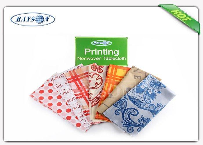 Fancy 38-75 Gsm Weight Colorful Printing Square Tnt Table Cover Exported to Italy
